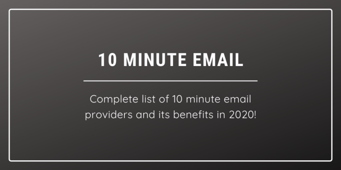 Cara menggunakan email 10 menit