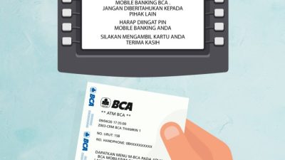 Cara registrasi bca di atm