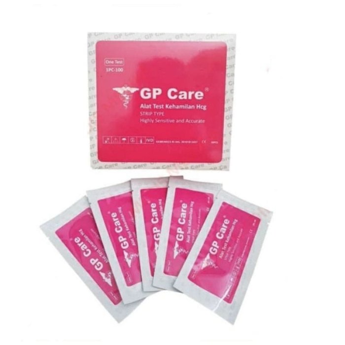 Cara menggunakan test pack gp care