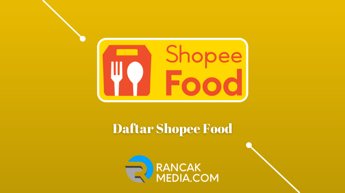 Cara daftar merchant shopee food