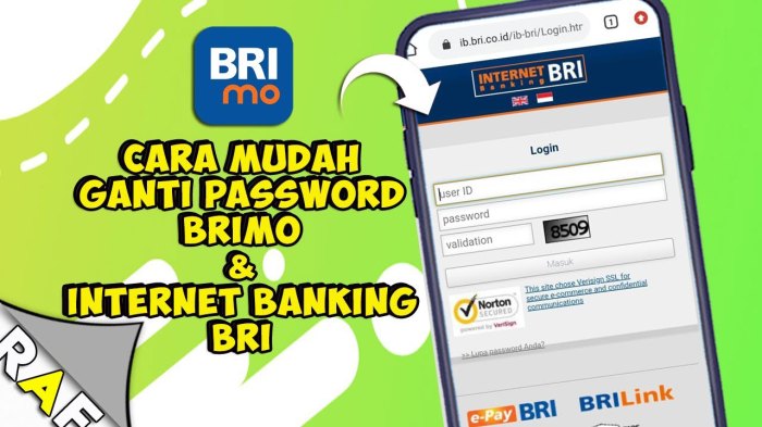 Cara ganti password brimo