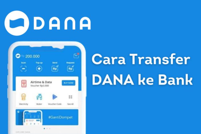Cara transfer rekening ke dana