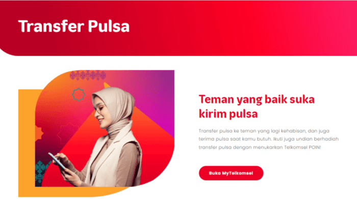 Cara bagikan pulsa telkomsel