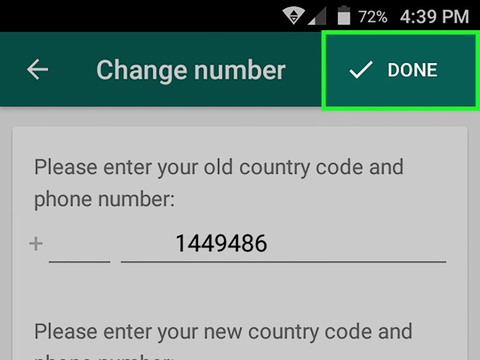 Cara memasukkan nomor telepon di whatsapp