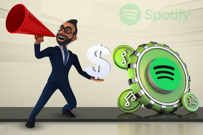 Cara mendapatkan uang di spotify