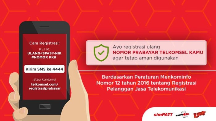 Cara registrasi ulang kartu telkomsel yang sudah terdaftar