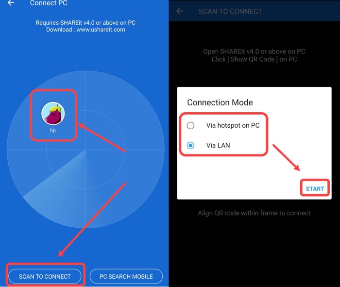 Cara mengaktifkan wlan di shareit
