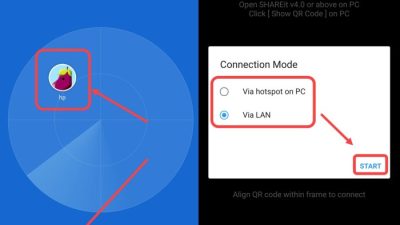 Cara mengaktifkan wlan di shareit