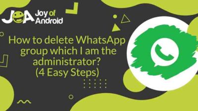 Cara admin menghapus grup whatsapp