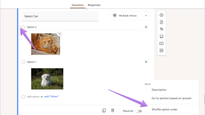 Cara upload foto di google form