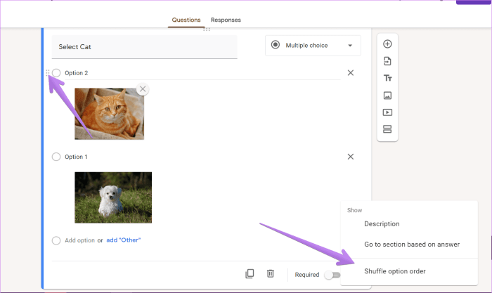Cara upload foto di google form