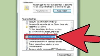 Cara mengganti extension file sekaligus