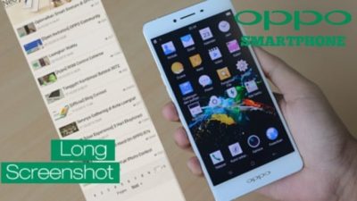 Cara screen shot oppo a37