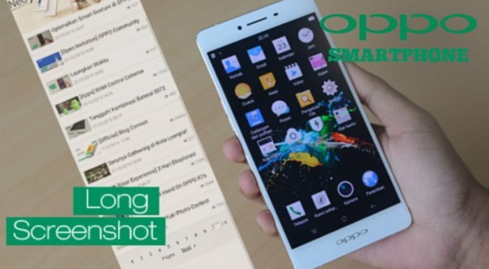 Cara screen shot oppo a37