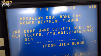 Cara transfer bca ke bni lewat atm