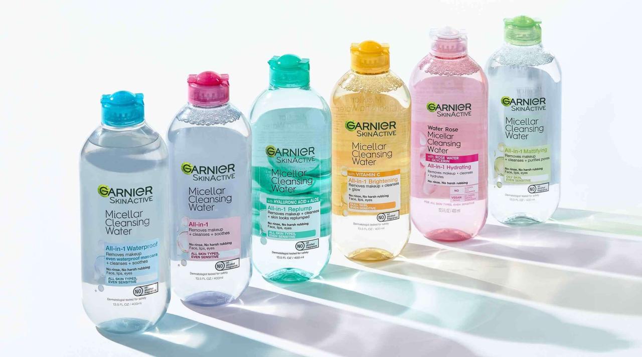 Cara memakai micellar water garnier