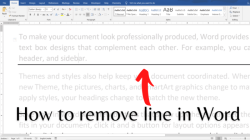 Cara menghilangkan garis pembatas di word