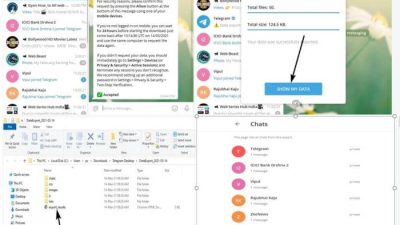 Cara mengembalikan chat di telegram