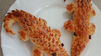 Cara membuat roti buaya
