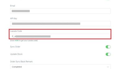 Cara aktifkan cod di lazada