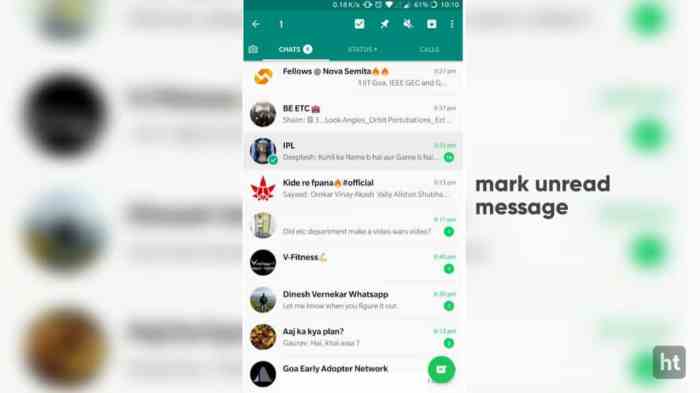 Cara agar notifikasi wa tidak terbaca