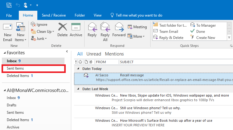 Cara membatalkan pesan di email