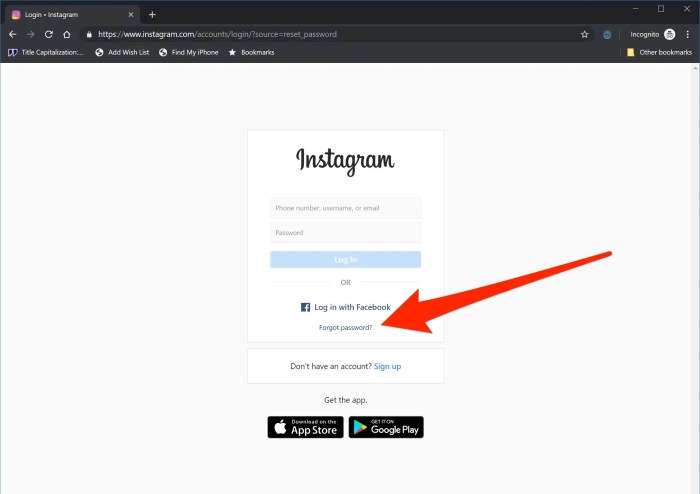 Cara mengganti sandi akun ig