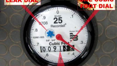 Cara cek meteran pdam