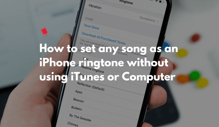 Cara mengatur nada dering iphone