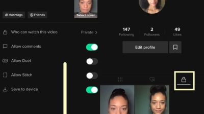 Cara menyimpan draf tiktok ke galeri