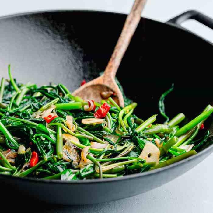 Bagaimana cara memasak sayur kangkung