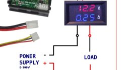 Cara pasang ampere meter digital