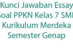 Kisi-Kisi Soal PKn Kelas 7 Semester 1 Kurikulum 2013