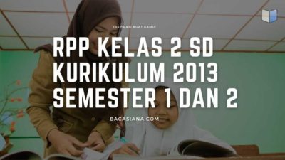 Rpp kelas 2 semester 2 kurikulum 2013 revisi 2020