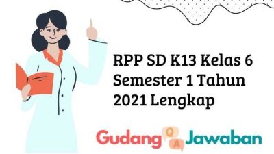 Rpp matematika kelas 6 semester 1 kurikulum 2013 revisi 2020