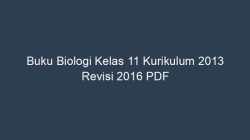 Download Buku Biologi Kelas 11 Kurikulum 2013 Revisi