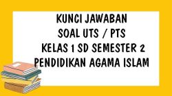 Soal uts pai kelas 1 sd semester 1 kurikulum 2013