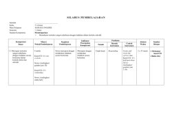 Silabus Kelas 5 Semester 1 Revisi 2020 5 Silabus Kelas 5 Semester 1 Revisi 2020