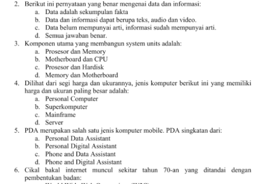 Soal AKM Kelas 7 Panduan Lengkap