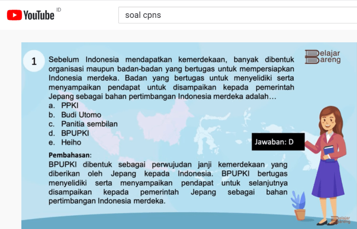Kumpulan soal soal cpns 2021
