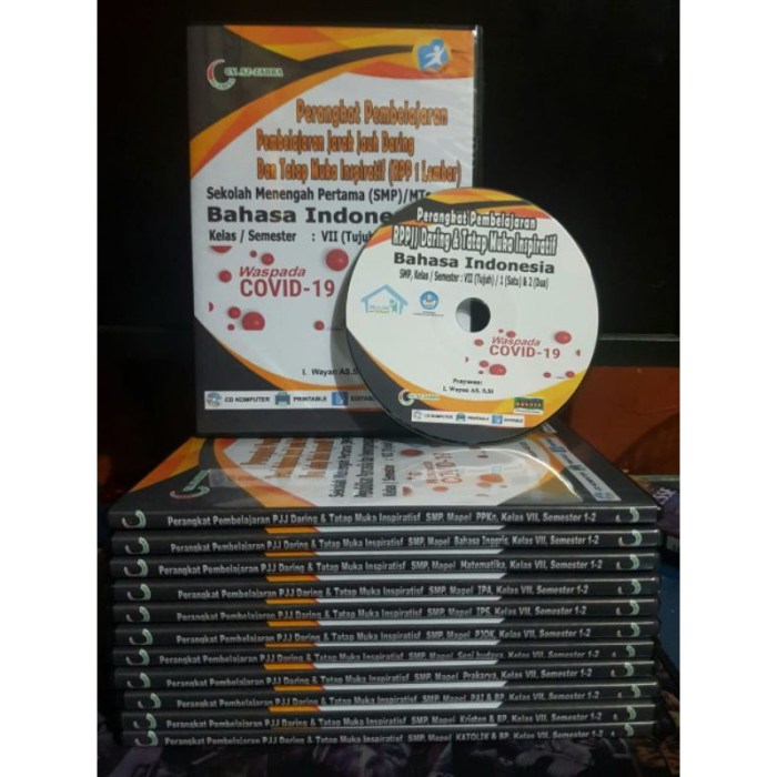 Rpp daring bahasa indonesia kelas 7 semester 1