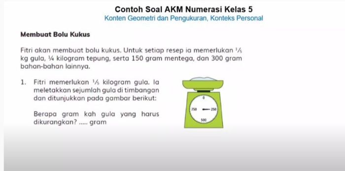 Download contoh soal akm kelas 5 sd
