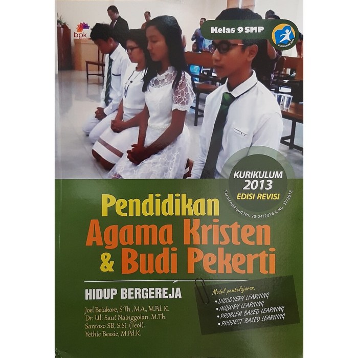 Buku agama kristen kelas 9 kurikulum 2013