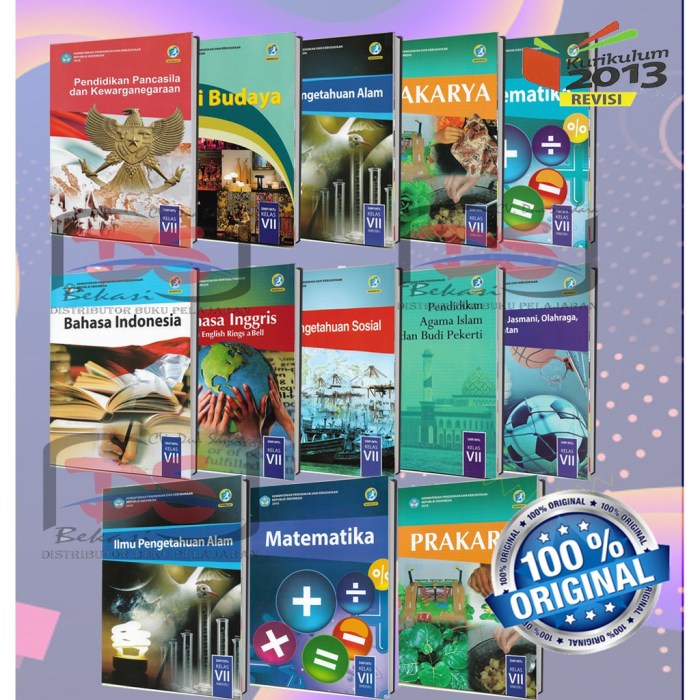 Buku kelas ppkn pancasila pendidikan smp siswa kurikulum revisi pkn vii edisi mts semester kls materi pelajaran bse umum dikbud