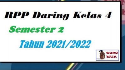Rpp daring kelas 4 semester 2
