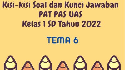 Kisi kisi pas kelas 6 semester 1 2021