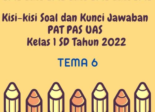 Kisi-Kisi PAS Kelas 6 Semester 1 2021 Panduan Sukses