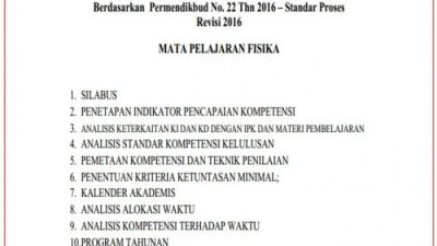 Contoh rpp kurikulum 2013 revisi 2016