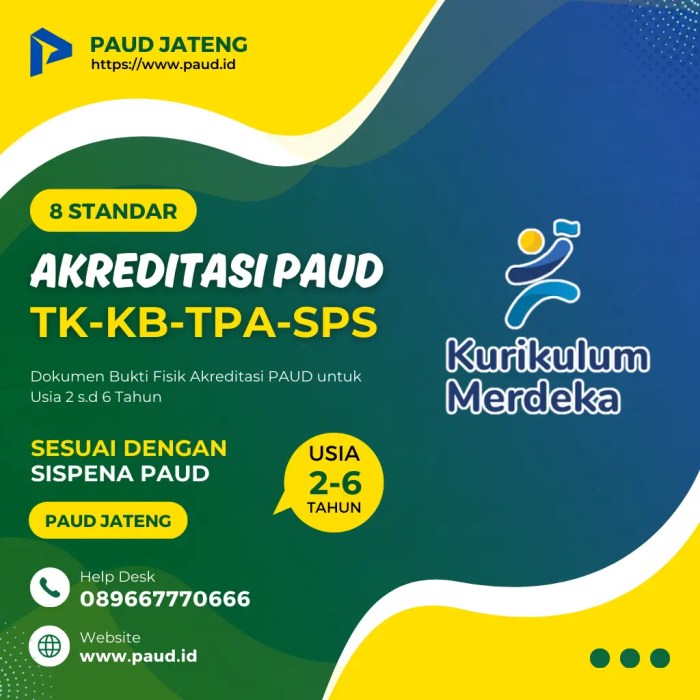 Instrumen akreditasi paud 2016