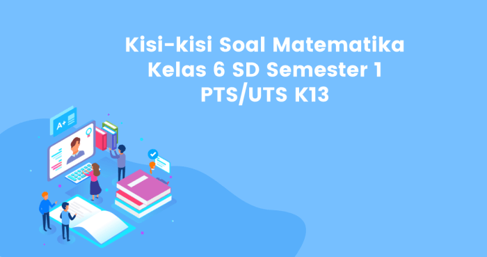 Kisi kisi dan soal pas kelas 6 semester 1 k13